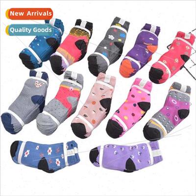 Socks female middle-aged leisure mid-calf cotton socks old l
