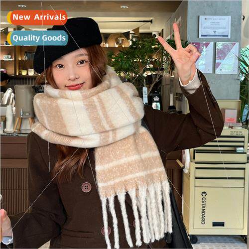 23 years fall winter  Korea irregular plaid stripes hundred