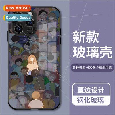 terary couple encounter Apple 14 phone case Iphone13 glass c