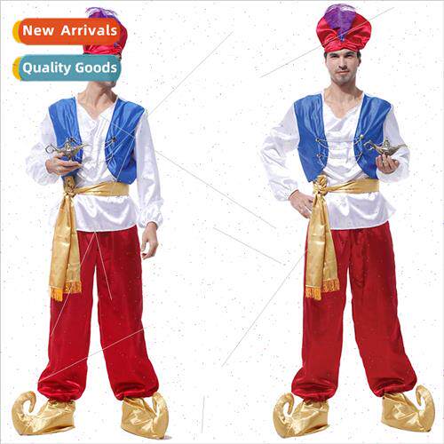 Halloween Cosplay Costume Adult Adult Aladdin God Lamp Princ