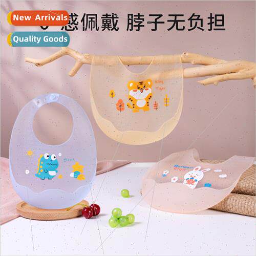 Baby eating bibs children waterproof three-dimensional silic