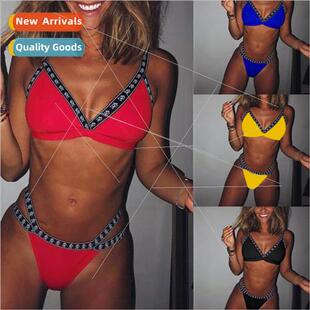 Pull Bikini Swimsu Printed Separate i2018A112 Color