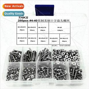 BSP American screws stainless head pan 280pcs Phillips