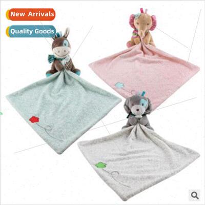 Cute cartoon animal soothing towel baby emotionally soothing