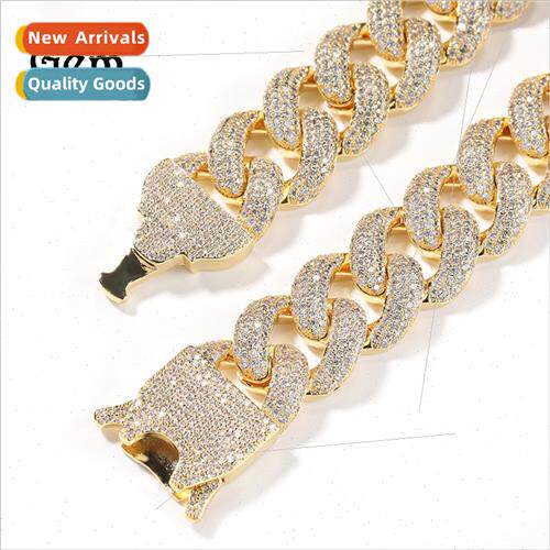Europe 20MM encrypted Cuban chain male hip-hop fashion new s