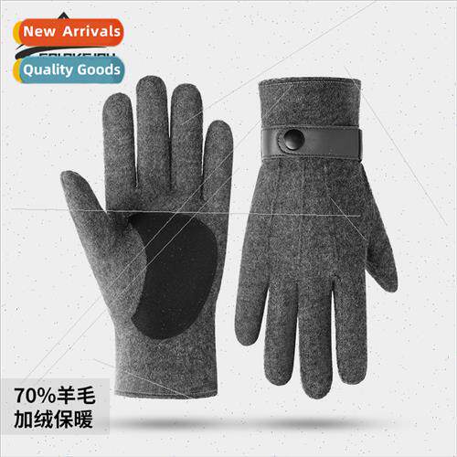 Winter warm gloves mens outdoor business casual driving padd
