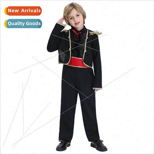 Boys Spanish Matador Flamenco Dance Exotic Costumes Hallowee