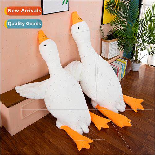 Big white goose plush toys pillow rabbit plush goose doll适