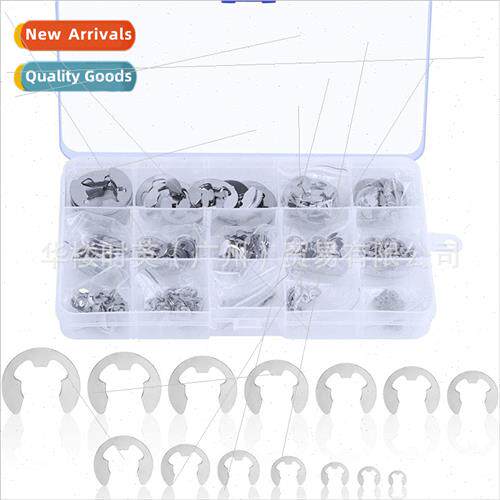 400PCS Boxed 304E Type Circlip Retaining Ring 1.5-15mm Combi