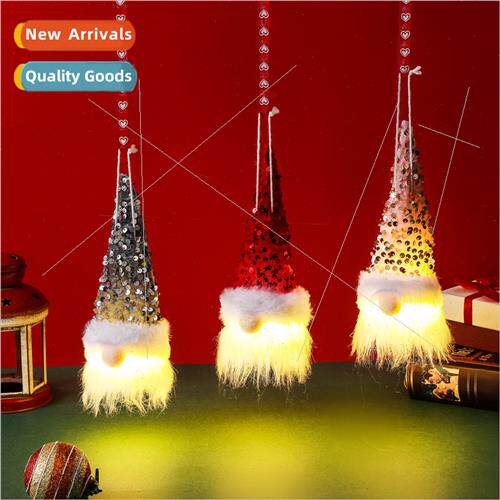 New Christmas decorations Old Man Woods lighted pendant Face