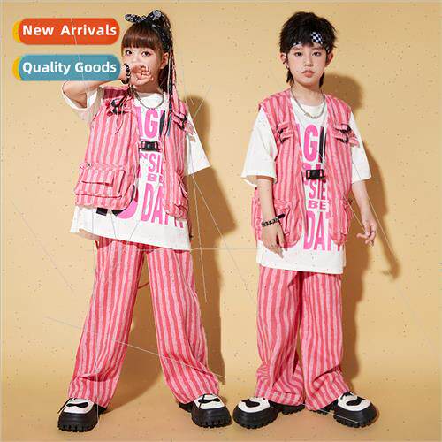 Children hiphop set dance childrens hip-hop handsome tide cl