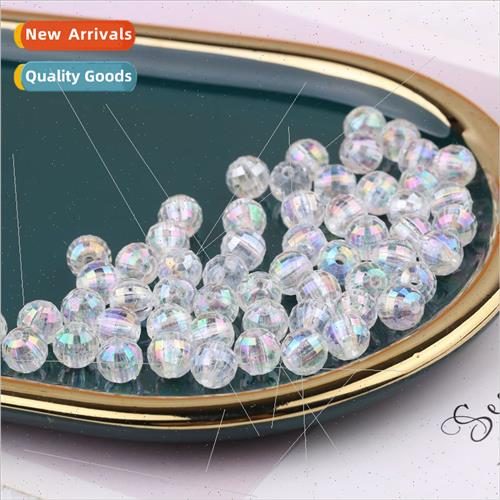 Handmade beading diy material package 8mmAB colorful earth b