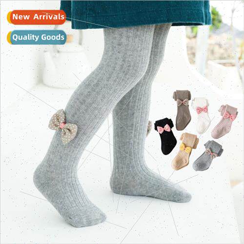 Girls pantyhose children spring and fall baby one-piece sock