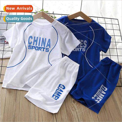 23 summer new children quick-drying short-sleeved shorts su