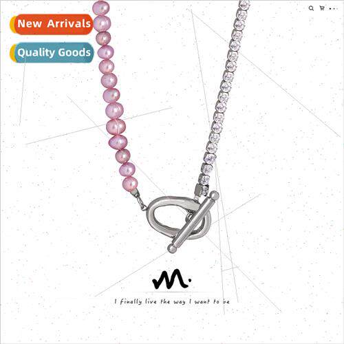 Europe niche commuter elegant lavender inlaid zirconia OT bu