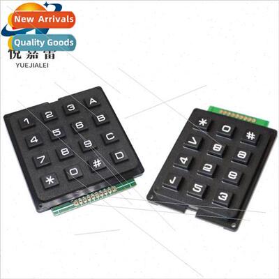 Microcontroller Keypad Pushbutton Matrix 4*3 4X4 16 Keys Ind