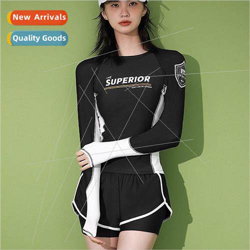 Swimsu womens spl conservative belly-shading thin flat corne