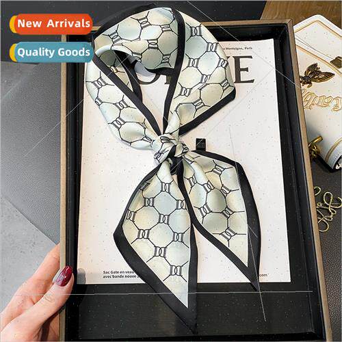 Korea  new spring fall fashion letters long silk scarf femal