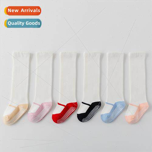 Raw baby knee high baby socks loose baby socks shoelace long