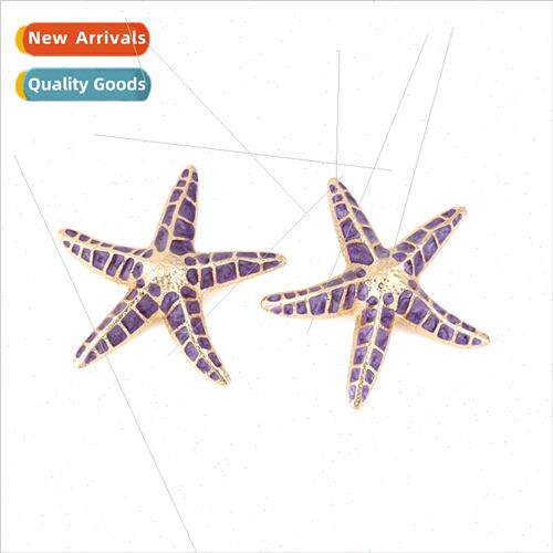 ZA fashion creative beach vacation wind alloy oil drop starf