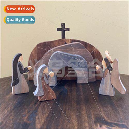 New Wooden Easter Wooden Easter Scene--Mincice Resurrection