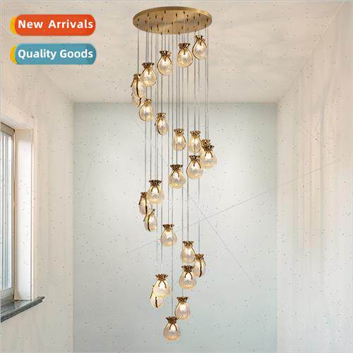 Modern simple staircase light villa duplex staircase light a