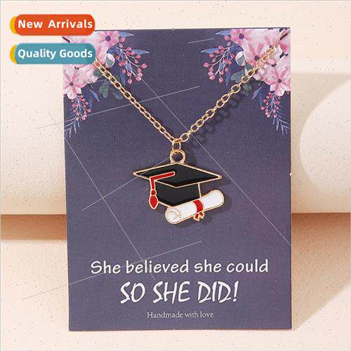 2022 new creative graduation souvenir gift bachelor cap neck