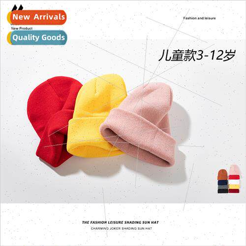 Children hats fall winter female warm wool cap Korea  lovely