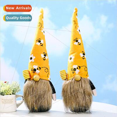 Bee Festival Plush Bearded Faceless Old Man Bee Dwarf Elf Do