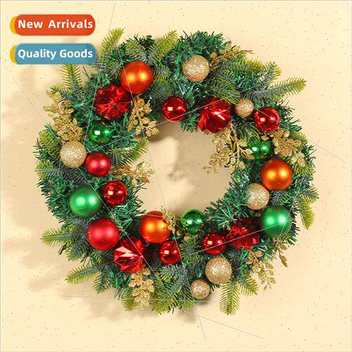 Christmas ball wreath door hanging Christmas plating ball de