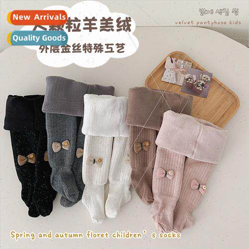 Childrens pantyhose padded thickened fall and winter new sma