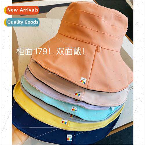 Summer new double-sided round sunscreen sun hat large brim s