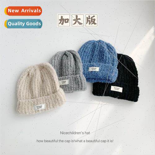 Large size letters labeled kn cap Korea ins wind fall winter图片