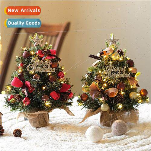 2022 New Korea Christmas Tree Desktop Small Tree Ornament Wi
