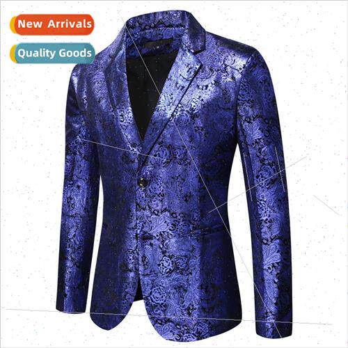 Fall winter new su tide fashion men casual one-button fashio