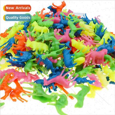 PVC hard plastic mini wild animal model toys Small toys that