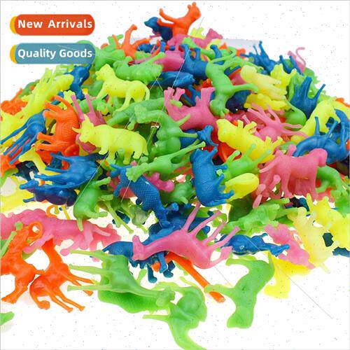 PVC hard plastic mini wild animal model toys Small toys that