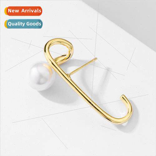 Europe popular irregular simple lightning bolt earrings pear