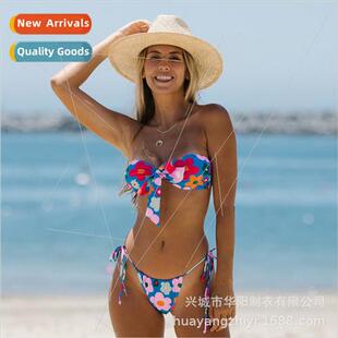 Sexy Bikin Europe Swimsu Spl Ladies Fashion Print New 2022