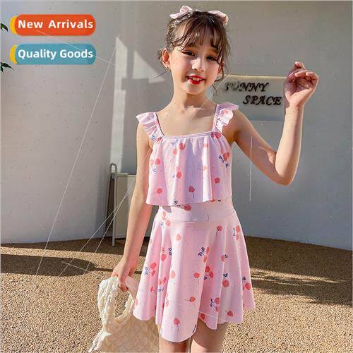 Childrens swimsus summer new 2023 girls small and medium chi