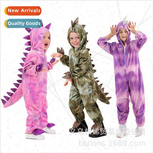 Childrens Dinosaur Permance Costume Pink Cute Jurassic Tyran