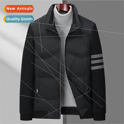 Winter men light down jacket men short 2023 winter new colla