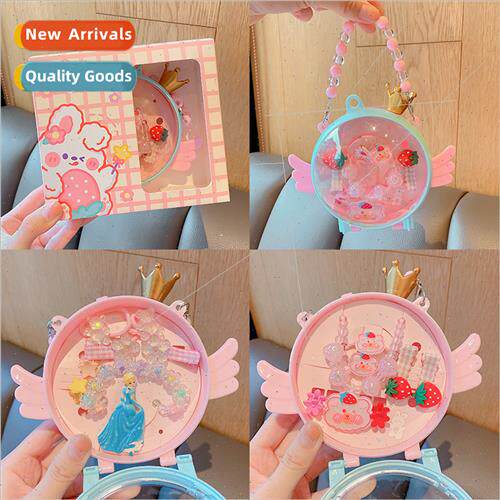 june 1 children day gift girls necklace set box high-end hai