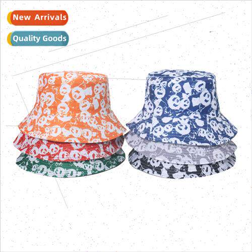 ins Japan Korea  sun hat small fresh cartoon double-sided we