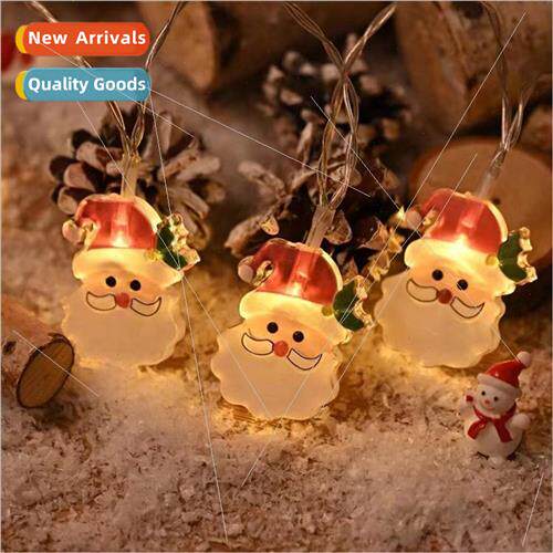 New led Christmas lights string santa holiday colorful light