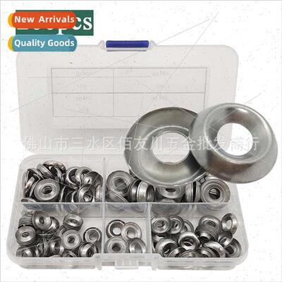 200pcs Boxed 304 Fish Eye Washers Bump Washers 6#8#10#12# Ho