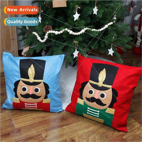 New walnut soldier pillow cover home decoration Christmas de