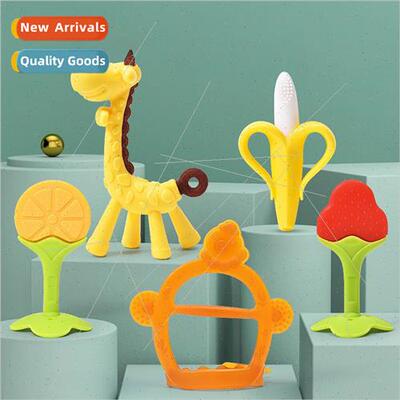 Baby teethers baby teething silicone toys can be boiled and