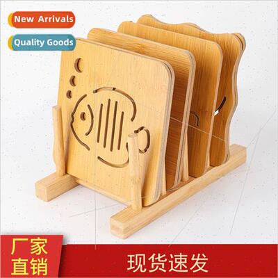 Wooden insulating mat dinner mat creative table mat househol