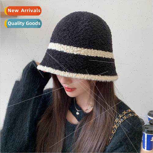 Autumn winter big head circumference hat female vegan bucket
